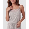 image:image2 Pack Womens Pajama Sets 2 Piece Lace Trim Cami Tank Shorts Sleepwear PJsSolid Charcoal Heather  Solid Grey Heather