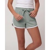 image:image3 Pack Girls Fleece Dolphin Shorts Athletic Soccer Kids Teens Sports YouthSolid Black  Solid Iceberg Green  Solid Orchid Petal