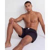 image:image3 Pack Mens Cotton Pajama Shorts Poplin Woven Lounge Sleep PJs with PocketsSolid Black  Charcoal Art Stripe  Elemental Blue Stripe