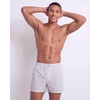 image:image3 Pack Mens Cotton Pajama Shorts Poplin Woven Lounge Sleep PJs with PocketsSolid Black  Clear Sky Stripe  Bright White Stripe