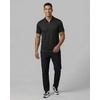 image:image3 Pack Mens Dry Fit Polo Shirts Quarter Zip Short Sleeve Collared Tees WorkSolid Black  Solid Black  Solid Black