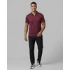 image:image3 Pack Mens Dry Fit Polo Shirts Quarter Zip Short Sleeve Collared Tees WorkSolid Black  Solid Burgundy  Solid Bright White