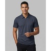 image:image3 Pack Mens Dry Fit Polo Shirts Quarter Zip Short Sleeve Collared Tees WorkSolid Black  Solid Navy Blazer  Solid Quiet Shade