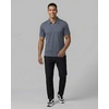 image:image3 Pack Mens Dry Fit Polo Shirts Quarter Zip Short Sleeve Collared Tees WorkSolid Black  Solid Olive Night  Solid Vintage Indigo
