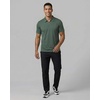 image:image3 Pack Mens Dry Fit Polo Shirts Quarter Zip Short Sleeve Collared Tees WorkSolid Black  Solid Pine Grove  Solid Ultimate Grey