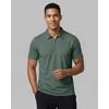 image:image3 Pack Mens Dry Fit Polo Shirts Quarter Zip Short Sleeve Collared Tees WorkSolid Black  Solid Pine Grove  Solid Ultimate Grey