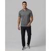 image:image3 Pack Mens Dry Fit Polo Shirts Quarter Zip Short Sleeve Collared Tees WorkSolid Black  Solid Quiet Shade  Solid Ultimate Grey