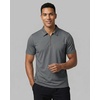 image:image3 Pack Mens Dry Fit Polo Shirts Quarter Zip Short Sleeve Collared Tees WorkSolid Black  Solid Quiet Shade  Solid Ultimate Grey