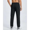 image:image3 Pack Mens French Terry Sweatpants Open Bottom Cotton Lounge Gym PocketsBlack  Burgundy  Navy Blazer