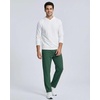 image:image3 Pack Mens French Terry Sweatpants Open Bottom Cotton Lounge Gym PocketsBlack  Hunter Green  Quite Shade