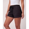 image:image3 Pack Womens Cotton Pajama Shorts Lounge Sleep Comfy Cute Casual Knit PJSolid Black  Solid Black  Solid Black  Solid Black