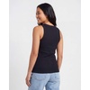 image:image3 Pack Womens Cotton Ribbed Tank Tops Sleeveless Crew Neck Basic LayeringSolid Black  Solid Ballad Blue  Solid Pale Lilac