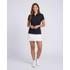 image:image3 Pack Womens Dry Fit Golf Polo Shirts with Zipper Short Sleeve CollaredSolid Black  Solid Black  Solid Black