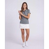 image:image3 Pack Womens Dry Fit Golf Polo Shirts with Zipper Short Sleeve CollaredSolid Black  Solid Navy Blazer  Solid Quiet Shade