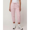 image:image3 Pack Womens Fleece Capri Joggers Cropped Sweatpants Lounge with PocketsSolid Black  Solid Ballad Blue  Solid Pale Lilac