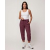 image:image3 Pack Womens Fleece Capri Joggers Cropped Sweatpants Lounge with PocketsSolid Black  Solid Burgundy  Grey Heather