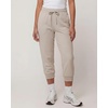 image:image3 Pack Womens Fleece Capri Joggers Cropped Sweatpants Lounge with PocketsSolid Black  Solid Chocolate Torte  Solid Moonbeam