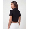 image:image3 Pack Womens Golf Polo Shirts V Neck Short Sleeve Dry Fit Collared TopsSolid Black  Solid Chocolate Torte  Solid Moonbeam