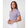 image:image3 Pack Womens Golf Polo Shirts V Neck Short Sleeve Dry Fit Collared TopsSolid Black  Solid Plum Perfect  Solid Orchid Petal