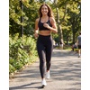 image:image4 Pack Womens Leggings High Waisted Tummy Control Yoga Pants Workout GymSolid Black  Solid Black  Solid Plum Perfect  Solid Orchid Petal