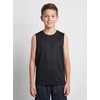 image:image5 Pack Boys Mesh Tank Tops Dry Fit Athletic Sleeveless Shirts Teen KidsSolid Black  Solid Navy Blazer  Solid Ski Patrol  Solid All Aboard  Solid Bright White