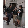 image:imageMens Long Sleeve Cotton Button Down Shirts Casual Work Business TopsSolid Black  Solid Black  Solid Black