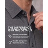 image:imageMens Long Sleeve Cotton Button Down Shirts Casual Work Business TopsSolid Black  Solid Navy Blazer  Solid Bright White