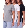 Solid Black  Solid Bright White  Grey Heather