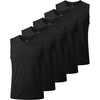 image:image5 Pack Boys Mesh Tank Tops Dry Fit Athletic Sleeveless Shirts Teen KidsSolid Black  Solid Black  Solid Black  Solid Black  Solid Black