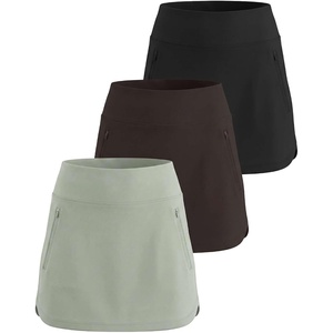 image:image3 Pack Womens 16 Golf Skorts Athletic Tennis Casual Skirts with PocketsSet 1