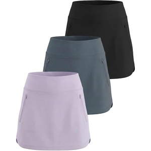 image:image3 Pack Womens 16 Golf Skorts Athletic Tennis Casual Skirts with PocketsSet 6