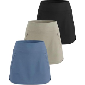 image:image3 Pack Womens 16 Golf Skorts Athletic Tennis Casual Skirts with PocketsSet 8
