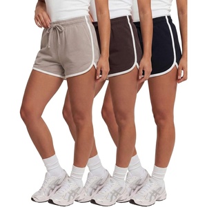 image:image4 Pack Womens Fleece Dolphin Shorts Lounge SweatShorts Comfy Sleep PajamaSolid Black  Solid Chocolate Torte  Solid Moonbeam