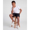 image:image3 Pack Boys Fleece Shorts Athletic Gym Kids Teens Pajama Sleep PocketsSolid Black  Charcoal Heather  Solid Elemental Blue
