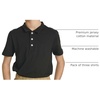 image:image3 Pack Boys Polo Shirts Short Sleeve Cotton Jersey School Uniform CollaredSet 2