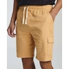 image:image3 Pack Mens Cotton Cargo Shorts Drawstring Elastic Waist Casual Work PocketSet 7