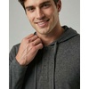 image:image3 Pack Mens Cotton Henley Hoodie Pullover Hooded Shirts Sweatshirts TopsBlack  Charcoal  Blue