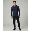 image:image3 Pack Mens Cotton Henley Hoodie Pullover Hooded Shirts Sweatshirts TopsBlack  Navy  Charcoal