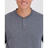 image:image3 Pack Mens Cotton Henley Shirts Short Sleeve Button Up Casual Work LoungeShort Sleeve  Set 1