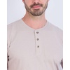 image:image3 Pack Mens Cotton Henley Shirts Short Sleeve Button Up Casual Work LoungeShort Sleeve  Set 10