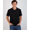 image:image3 Pack Mens Cotton Henley Shirts Short Sleeve Button Up Casual Work LoungeShort Sleeve  Set 12