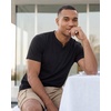image:image3 Pack Mens Cotton Henley Shirts Short Sleeve Button Up Casual Work LoungeShort Sleeve  Set 13