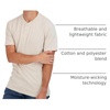 image:image3 Pack Mens Cotton Henley Shirts Short Sleeve Button Up Casual Work LoungeShort Sleeve  Set 3