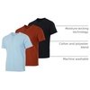image:image3 Pack Mens Cotton Henley Shirts Short Sleeve Button Up Casual Work LoungeShort Sleeve  Set 9