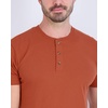 image:image3 Pack Mens Cotton Henley Shirts Short Sleeve Button Up Casual Work LoungeShort Sleeve  Set 9