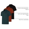 image:image3 Pack Mens Cotton Jersey Polo Shirts Short Sleeve Collared Golf AthleticSet F
