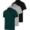 image:image3 Pack Mens Cotton Jersey Polo Shirts Short Sleeve Collared Golf AthleticSet a
