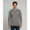 image:image3 Pack Mens Cotton Long Sleeve Henley T Shirts Casual Work Gym Workout TeeLong Sleeve  Set 2