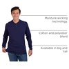 image:image3 Pack Mens Cotton Long Sleeve Henley T Shirts Casual Work Gym Workout TeeLong Sleeve  Set 4