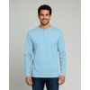image:image3 Pack Mens Cotton Long Sleeve Henley T Shirts Casual Work Gym Workout TeeLong Sleeve  Set 6